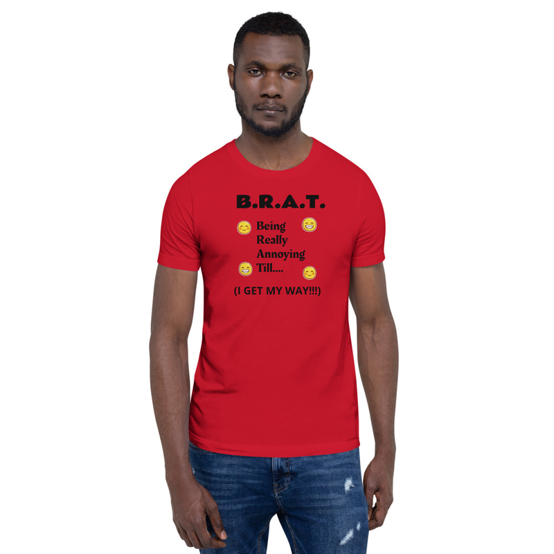 B.R.A.T. Unisex T-Shirt – S, Red