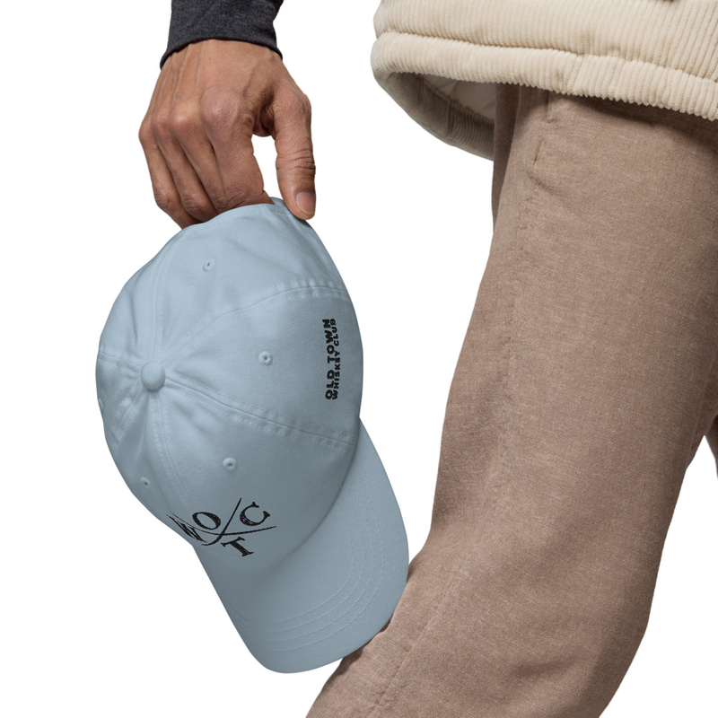 OTWC - Dad Hat - Black Text – One size, Light Blue