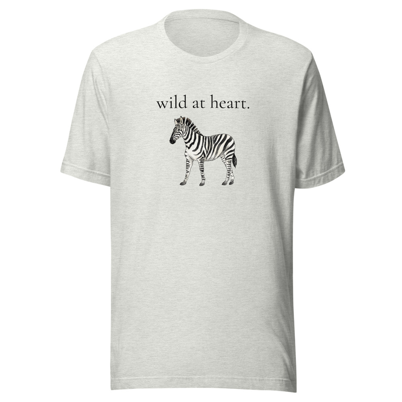 Wild At Heart Tee – L, Ash