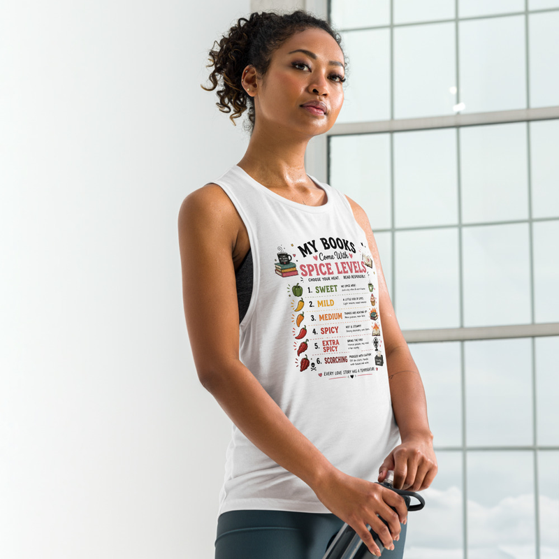 Spicy Books Ladies’ Muscle Tank