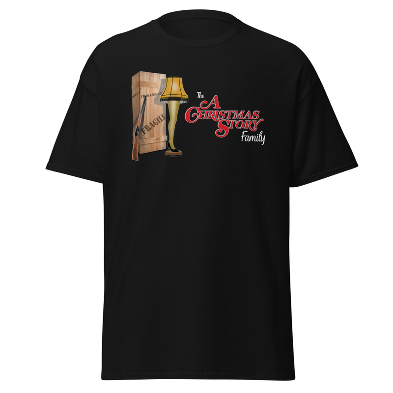 "Fra-Gee-Lay Forever" T-Shirt – Wear the Christmas Story Family Major Award with Pride! – S, Black