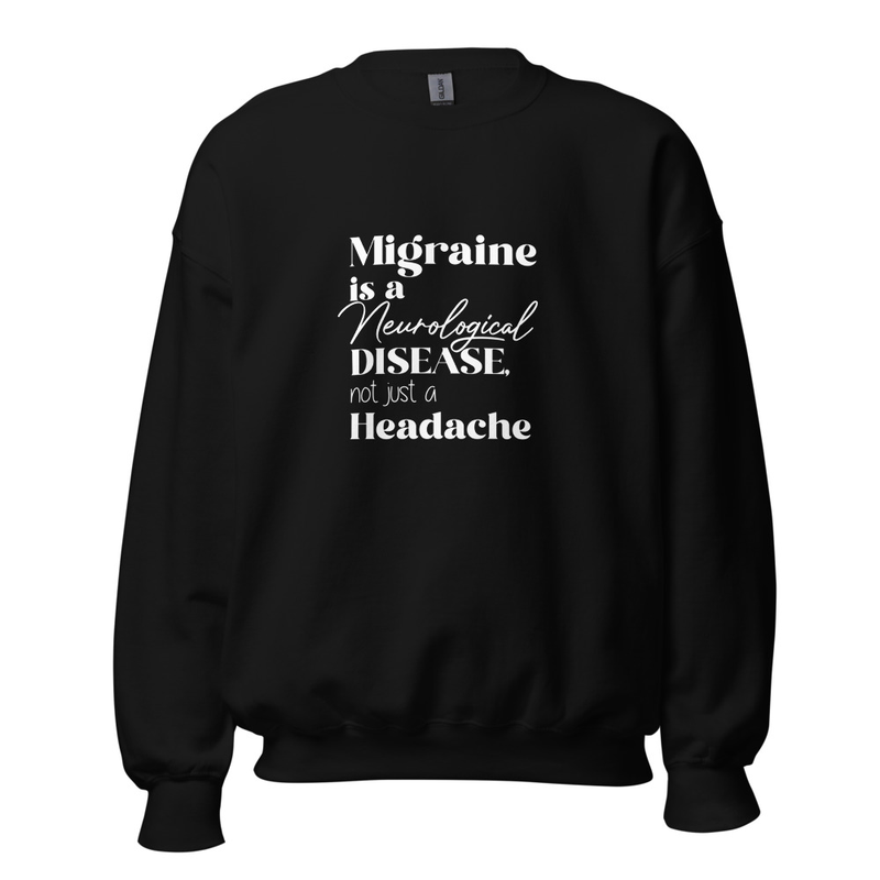 Migraine Is a Neurological Disease Sweatshirt, image 1