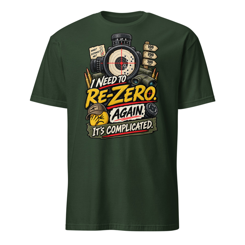 Re-Zero Short-Sleeve Unisex T-Shirt – 3XL, Forest Green