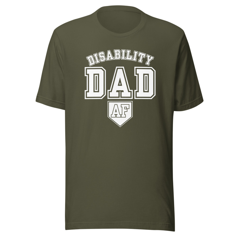 Disability Dad AF *white text*