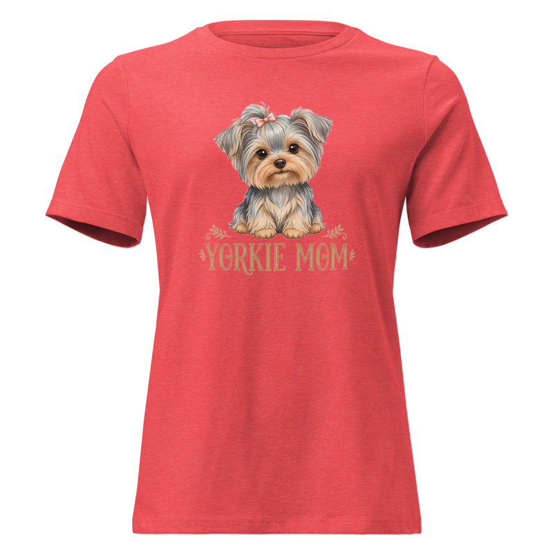 Women's Yorkie Mom Relaxed T-Shirt – view 3