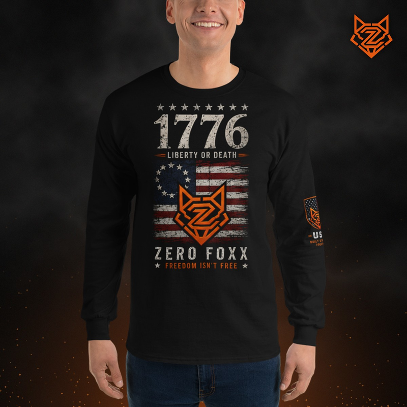 1776 — Liberty or Death | Long Sleeve Shirt — Front
