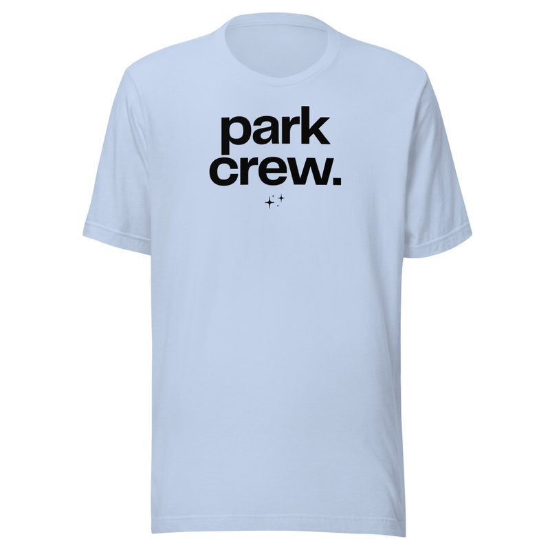 Park Crew Tee – XS, Baby Blue