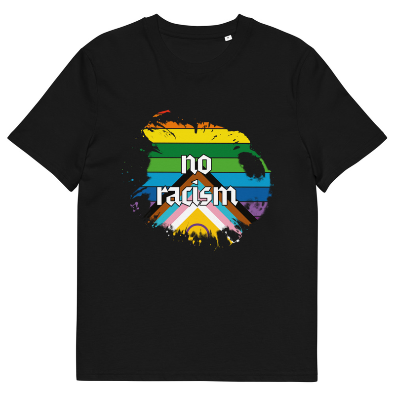 no racism Unisex-Bio-Baumwoll-T-Shirt
