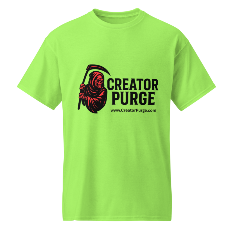 Creator Purge Logo DryBlend® T-Shirt in Lime