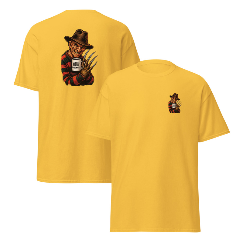 Coffee Before Nightmares Unisex classic tee – S, Daisy