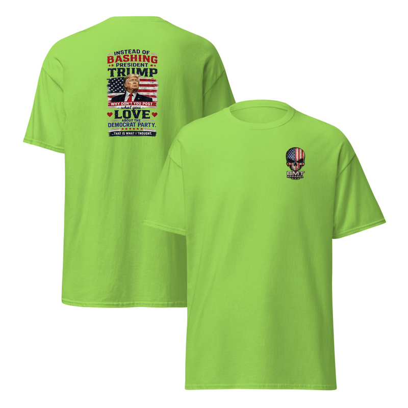 Bashing Trump Unisex classic tee