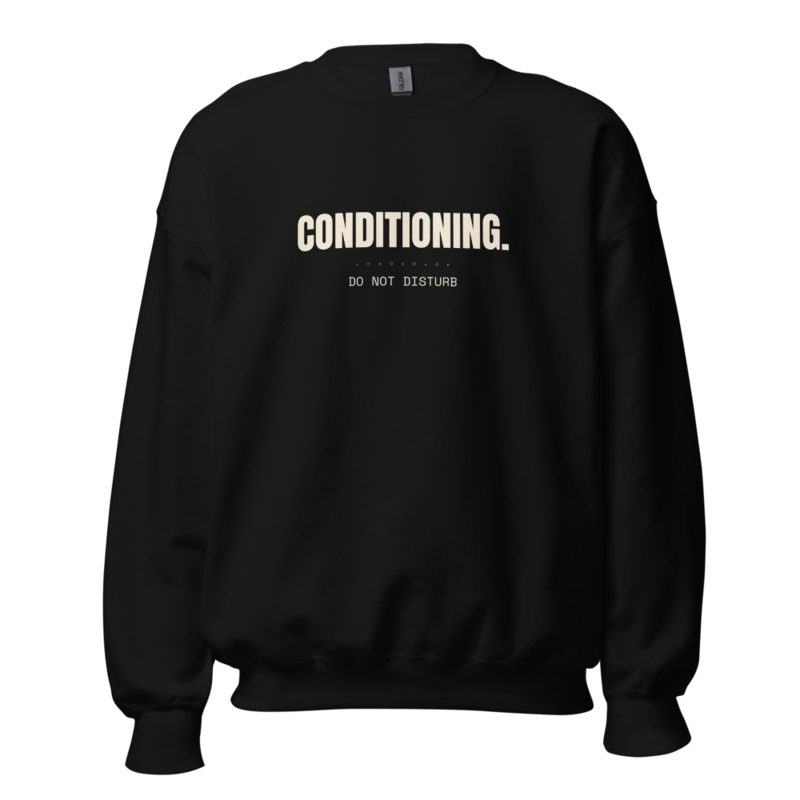 CONDITIONING. Crewneck mockup