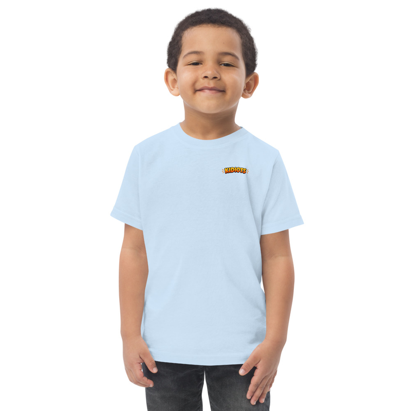 Kidiots T Shirt – 5/6, Light Blue