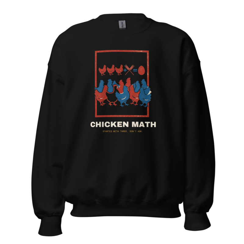 Chicken Math Crewneck (Artist Series) mockup