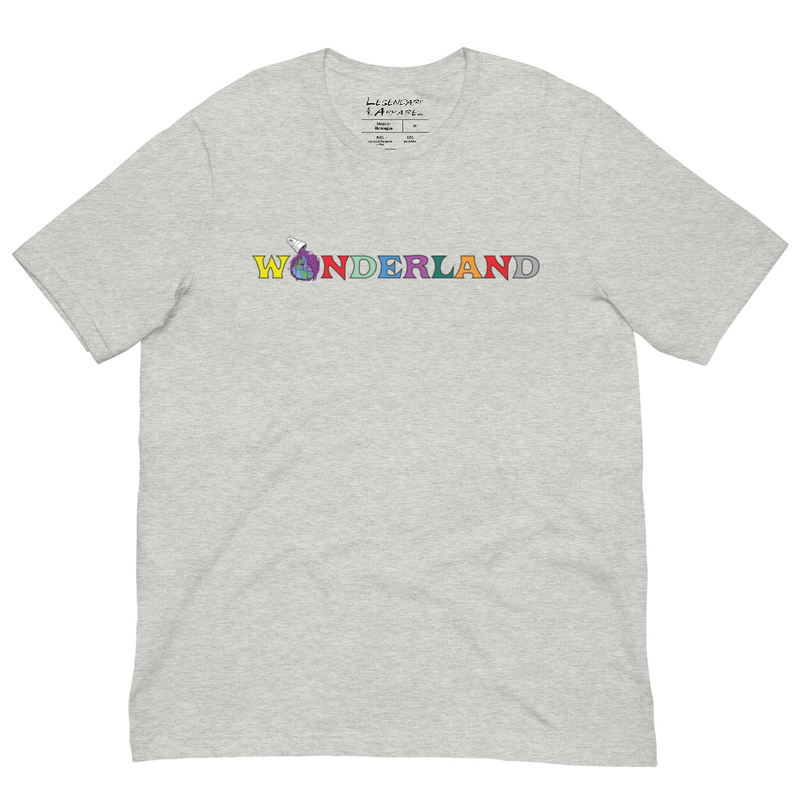 [ wonderLAnd ] tee – XS, Athletic Heather