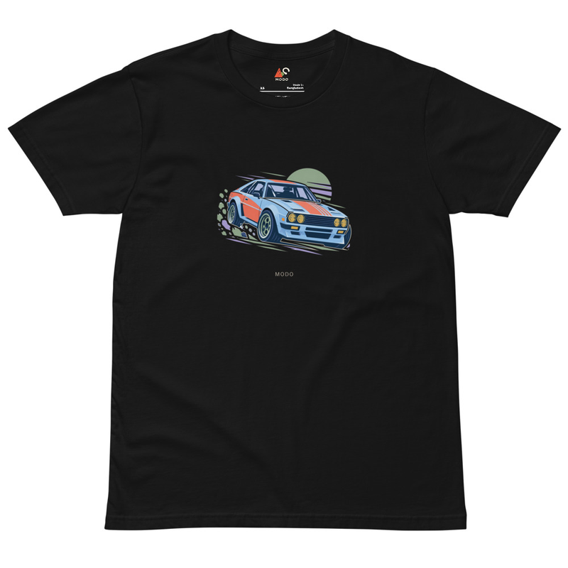 Little Rally — Premium Cotton T-Shirt in Black