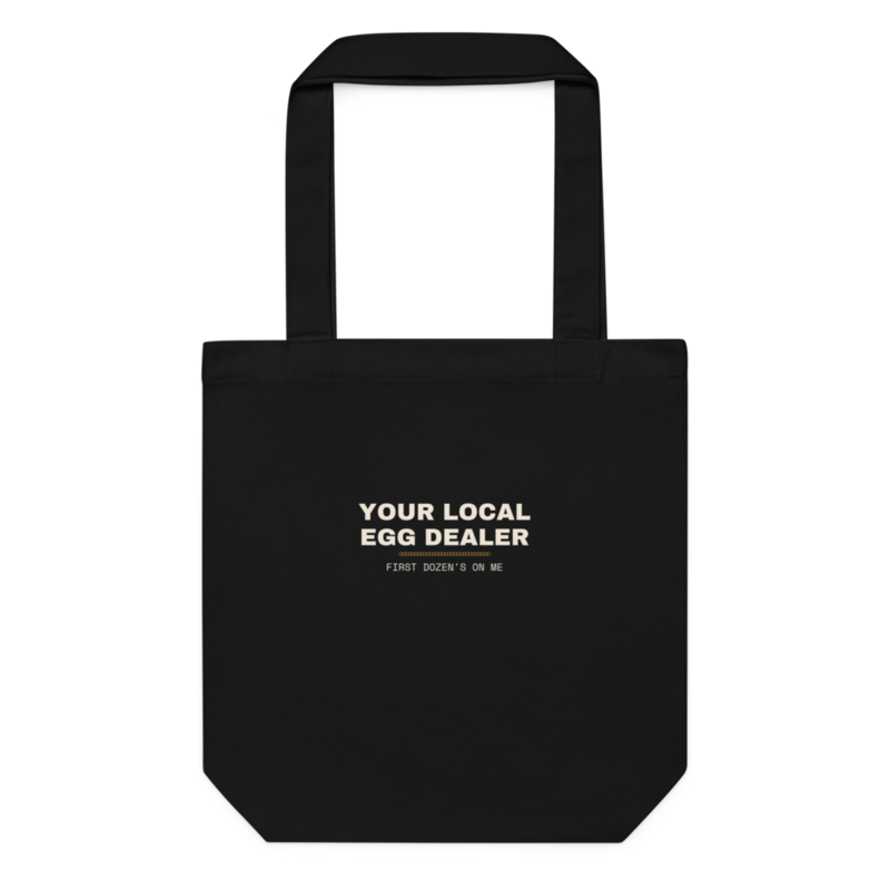 YOUR LOCAL EGG DEALER Tote mockup