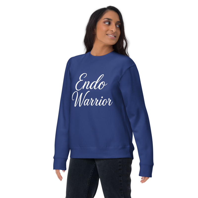 Endo Warrior Unisex Premium Sweatshirt – L, Team Royal