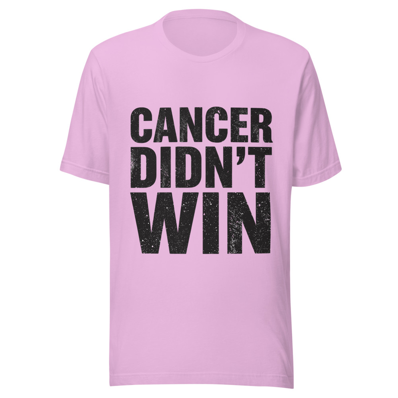 Cancer Didn't Win - Light Tone – S, Lilac