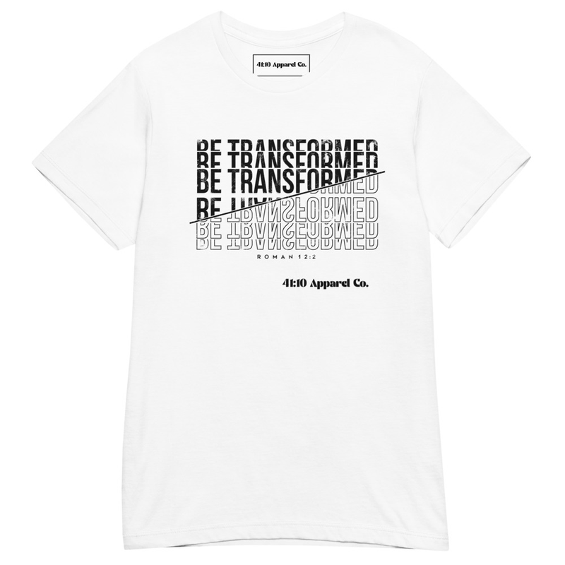 Be Transformed Women’s Tee – S, White