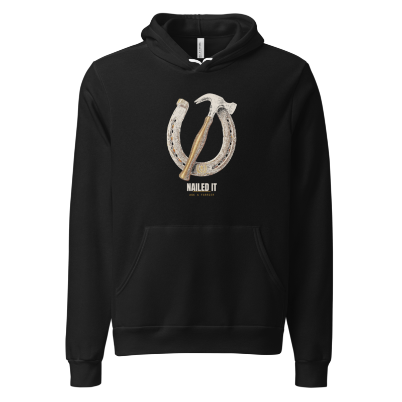 Nailed It Hoodie — Blacksmithing merch