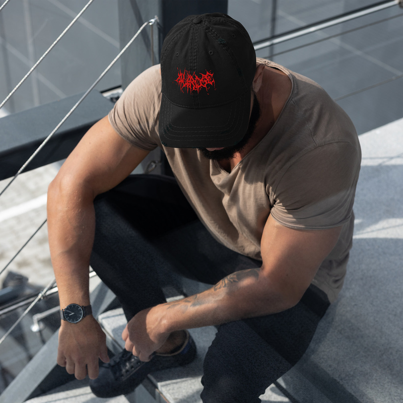 “METAL LOGO” - Distressed Cap