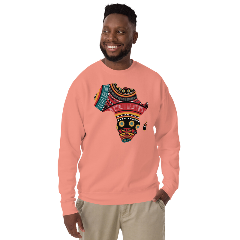 AFRIKA Unisex Premium Sweatshirt – 3XL, Dusty Rose