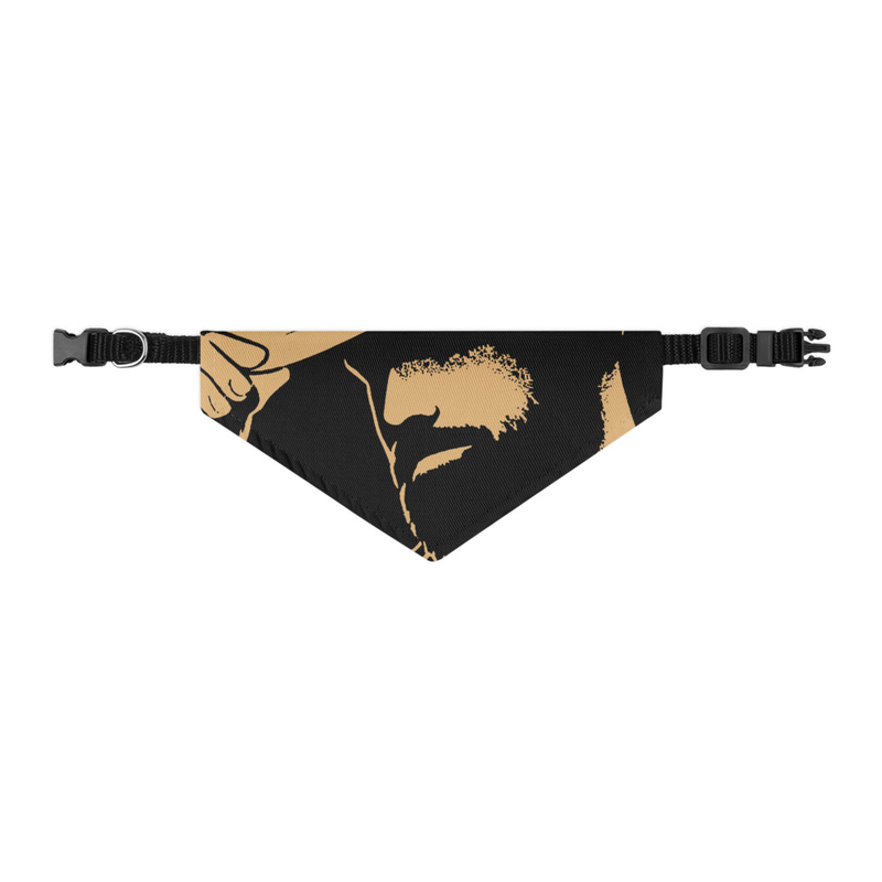 Cowboy Silhouette Pet bandana collar – S, Black