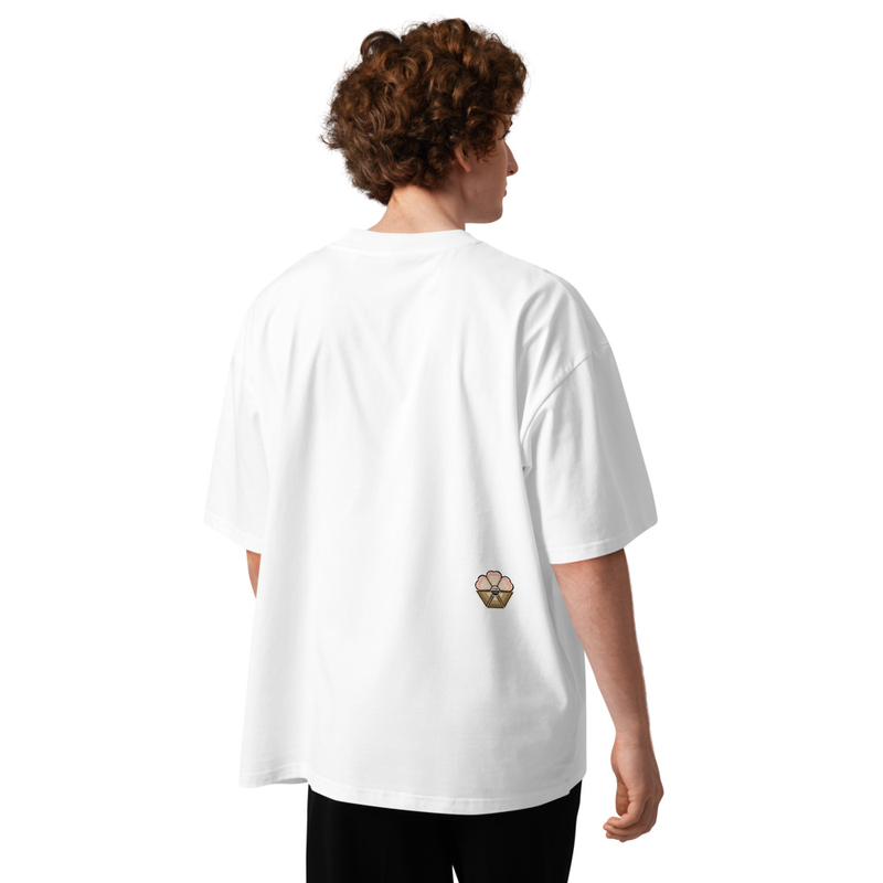  PEACE P  | Unisex organic oversized t-shirt – Image 4