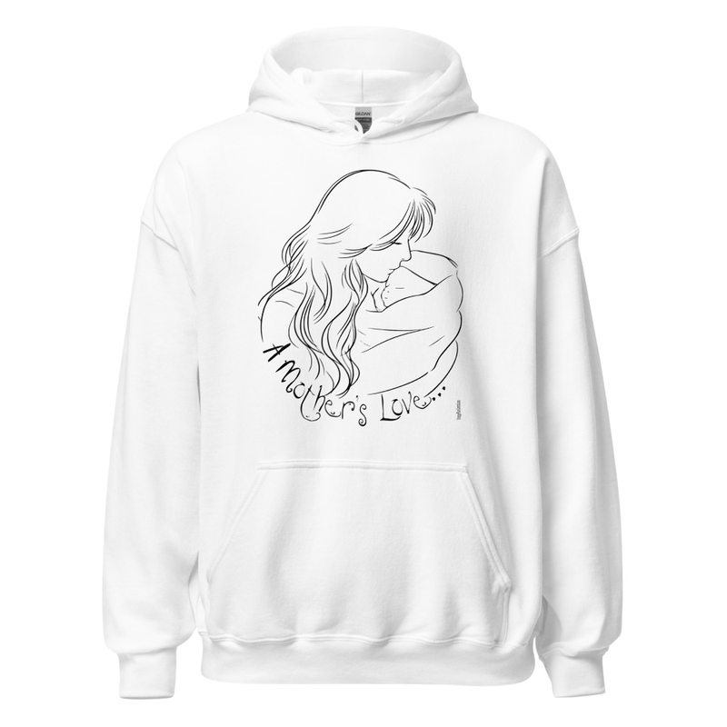 A Mother's Love (Black Writing) Gildan Unisex Hoodie