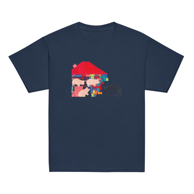 The Wolf - Youth Tee – XS, Navy