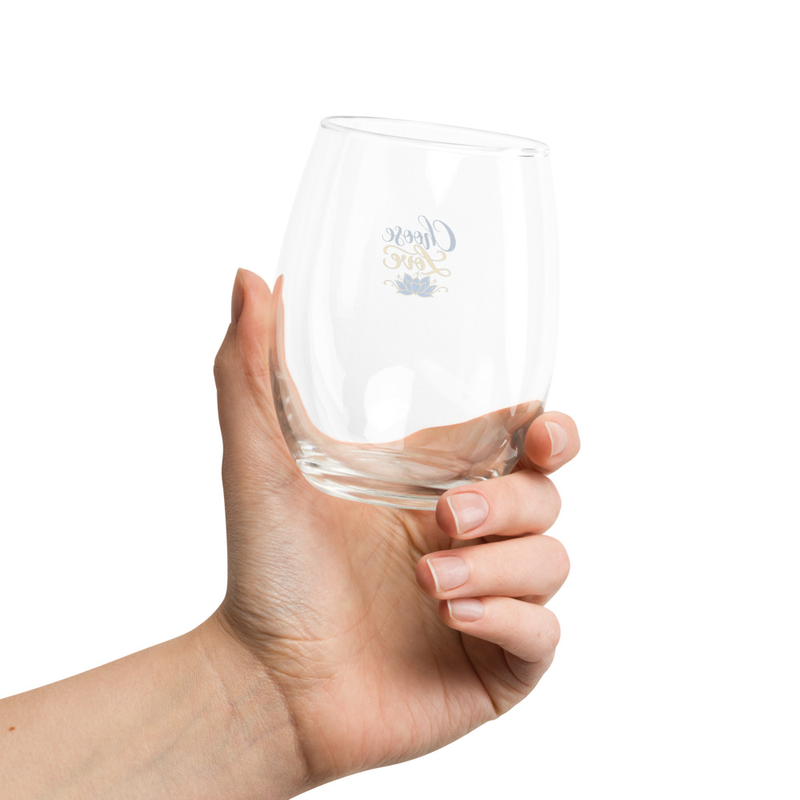 Choose Love Stemless wine glass