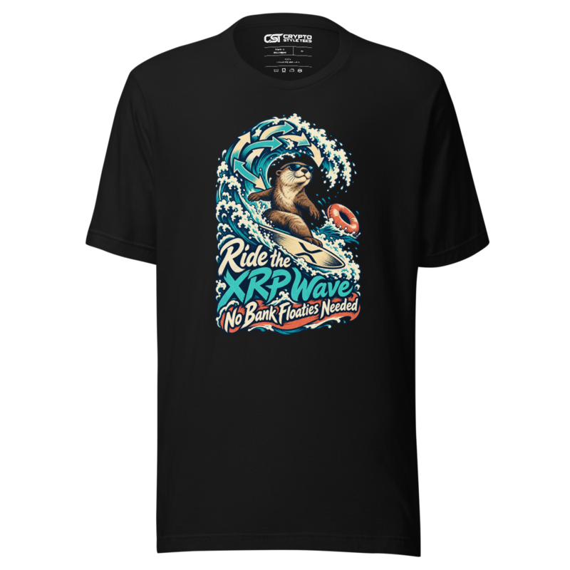 Ride the XRP Wave No Bank Floaties Needed T Shirt