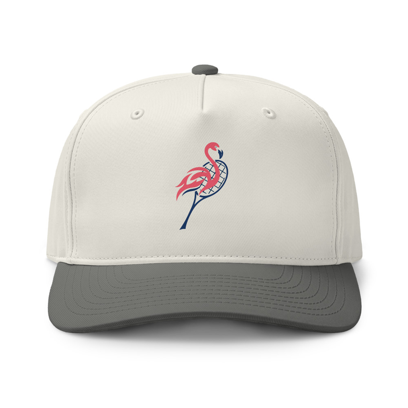 Tennis Flamingo - Class two-tone cap – One size, Natural / Shadow