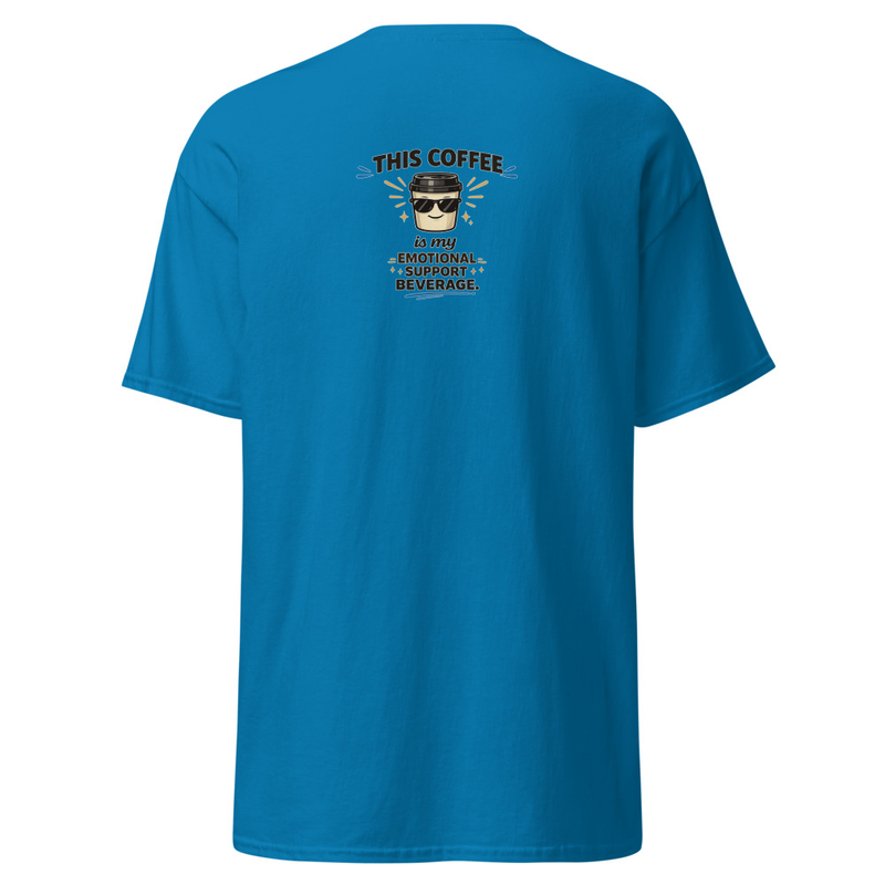 Emotional Support Beverage Unisex classic tee – M, Sapphire