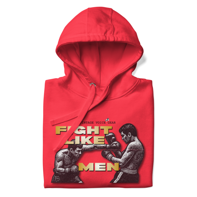 FIGHT like MEN Unisex HOODIE – XL, Team Red