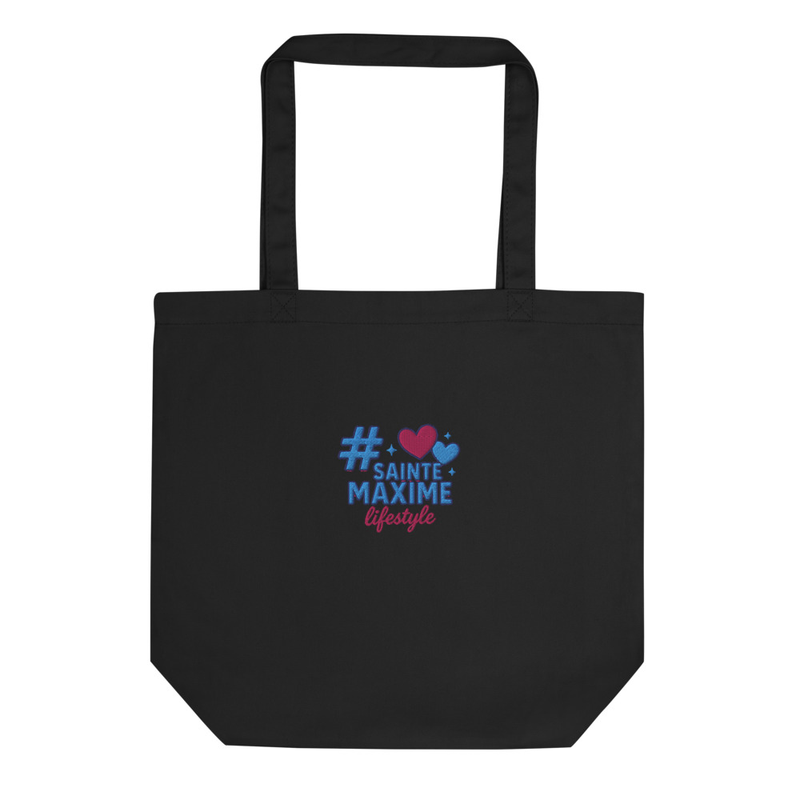 Sac Cabas Courses / Marché #SAINTEMAXIME Logo 2026 - vue 3