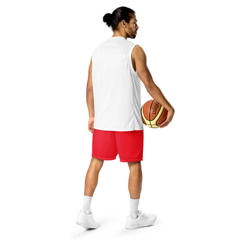 Kicxs Unisex Mesh Shorts - Red