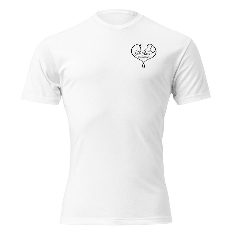 SHIC - Paw Print T-Shirt - Unisex – XS, White