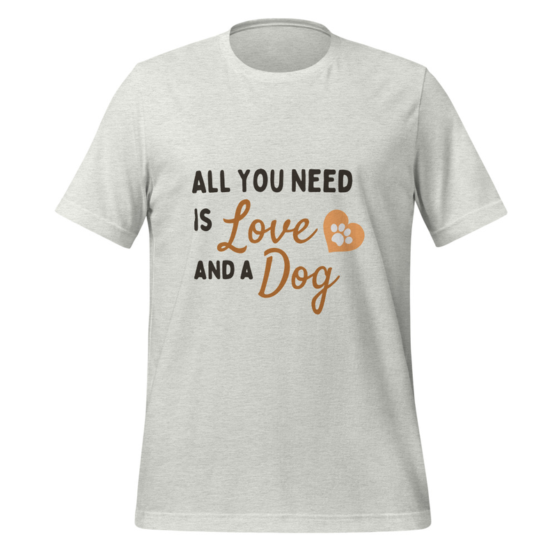 Dog Lover Tee in Ash