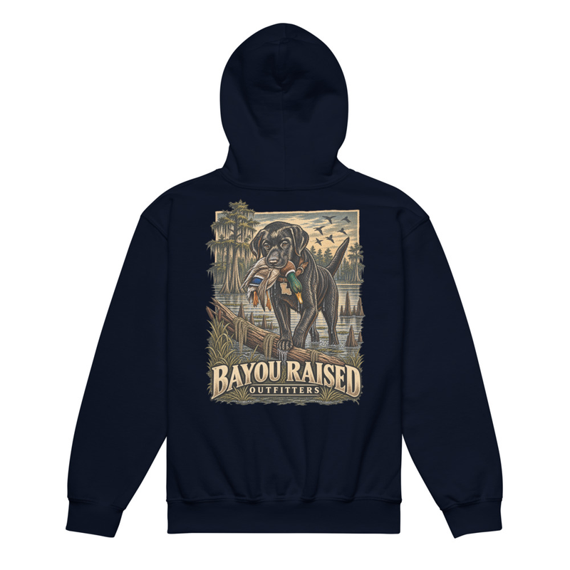 Youth Bayou Retriever Hoodie view 2 of 4