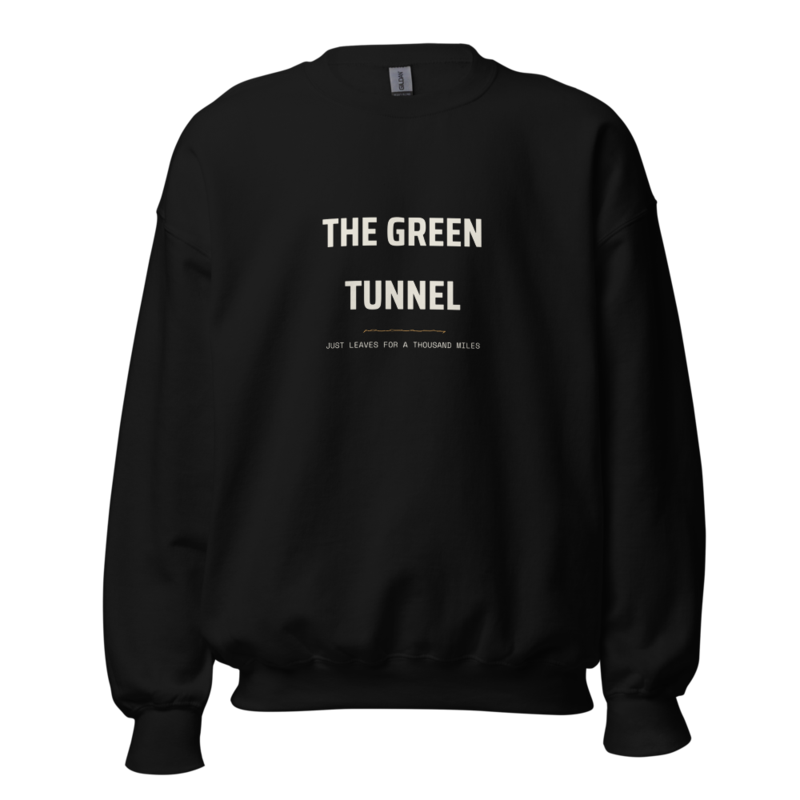 THE GREEN TUNNEL Crewneck mockup