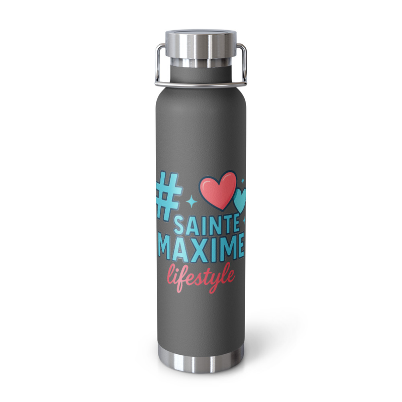 Bouteille isotherme #SAINTEMAXIME Logo 2026 - vue 4