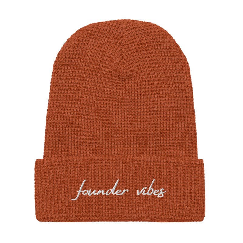 Founder Vibes Waffle beanie