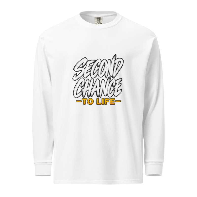 Fall. Rise. Repeat. Long-Sleeve Tee – XL, White