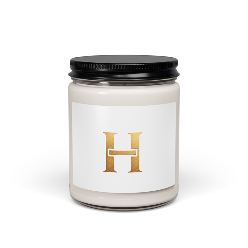 Scented soy candle