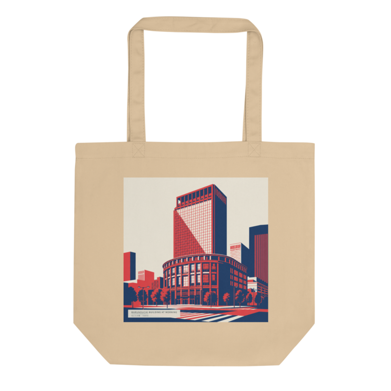 Marunouchi Building at Morning(丸ビルの朝)のトートバッグ