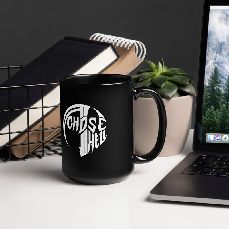 I Chose Hell - Black Glossy Mug