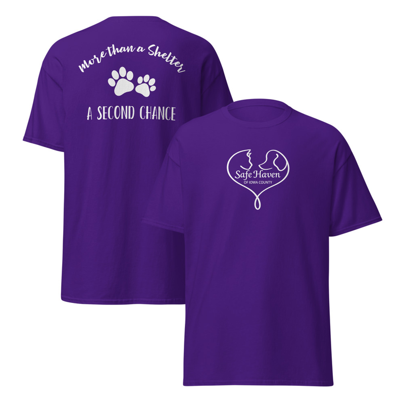 SHIC - Second Chance T-Shirt Unisex – S, Purple