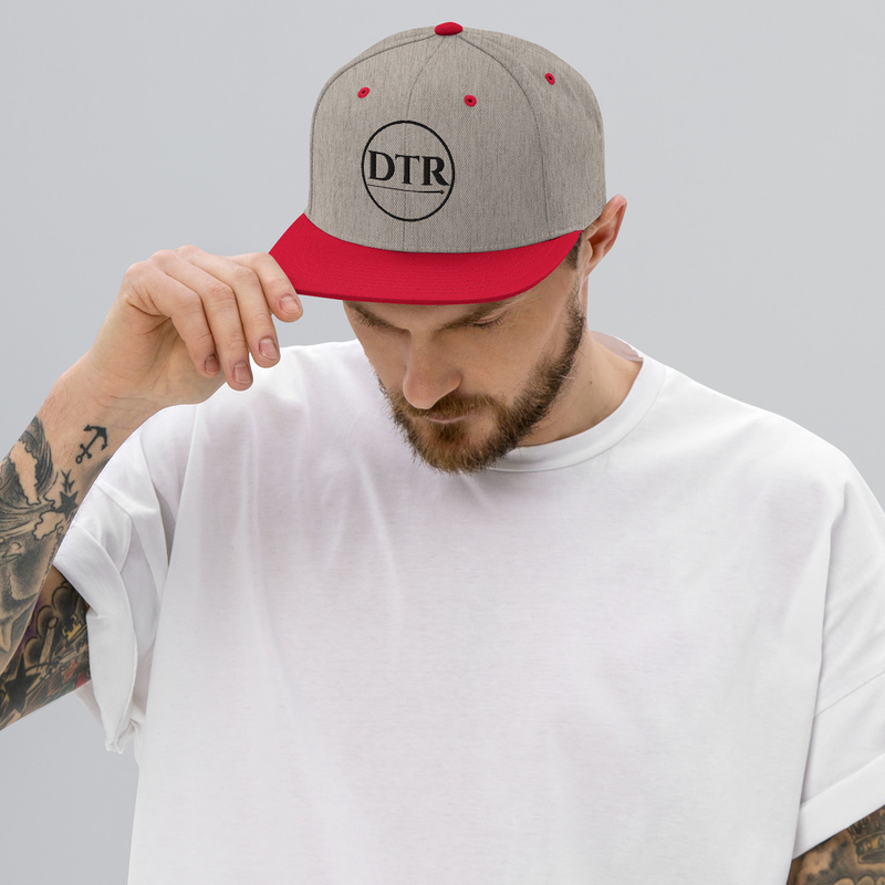 Snapback Hat Black Logo